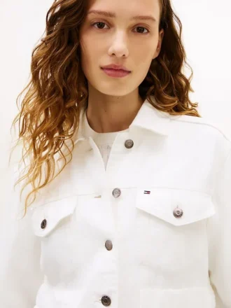Giacca in denim con vita stretta