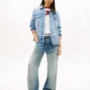 Giacca in denim effetto consumato Tommy Jeans Giacca in denim effetto consumato Tommy Jeans