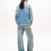 Giacca in denim effetto consumato Tommy Jeans Giacca in denim effetto consumato Tommy Jeans