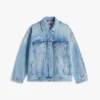 Giacca in denim effetto consumato Tommy Jeans Giacca in denim effetto consumato Tommy Jeans