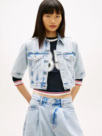 Giacca in jeans a maniche corte Tommy Jeans