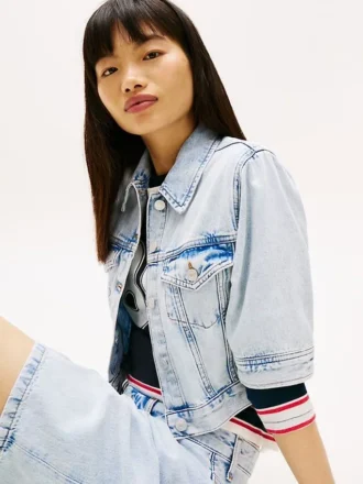 Giacca in jeans a maniche corte Tommy Jeans