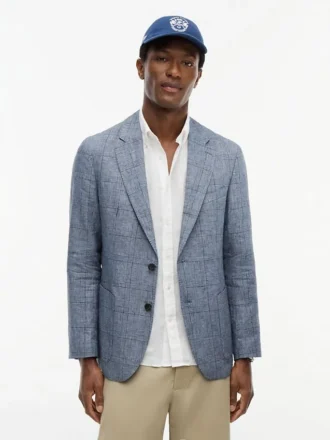 Giacca in lino New York Label dalla vestibilità regolare