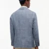 Giacca in lino New York Label dalla vestibilità regolare Giacca in lino New York Label dalla vestibilità regolare