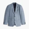 Giacca in lino New York Label dalla vestibilità regolare Giacca in lino New York Label dalla vestibilità regolare