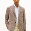Giacca in misto lana con motivo Glen Plaid Giacca in misto lana con motivo Glen Plaid