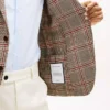 Giacca in misto lana con motivo Glen Plaid Giacca in misto lana con motivo Glen Plaid
