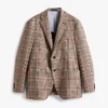 Giacca in misto lana con motivo Glen Plaid Giacca in misto lana con motivo Glen Plaid