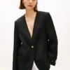 Giacca in misto lino dalla vestibilità comoda Giacca in misto lino dalla vestibilità comoda