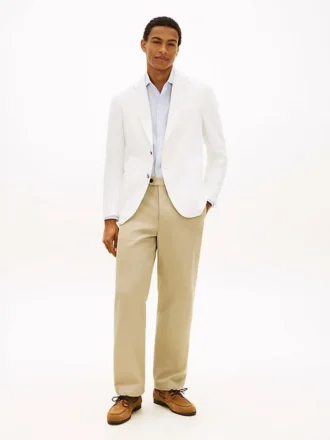 Giacca in twill sfoderata