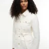 Giacca utility impermeabile con cintura Giacca utility impermeabile con cintura