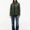 Giacca utility impermeabile con cintura