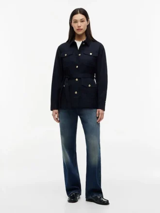 Giacca utility impermeabile con cintura