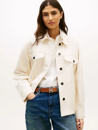 Giacca utility oversize in twill