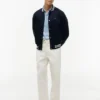 Giacca varsity idrorepellente con logo bandiera Giacca varsity idrorepellente con logo bandiera