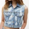 Gilet corto in denim Tommy Jeans Gilet corto in denim Tommy Jeans
