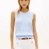 Gilet in maglia a trecce Gilet in maglia a trecce