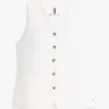 Gilet slim fit in misto lino Gilet slim fit in misto lino