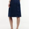 Gonna in denim con cintura Gonna in denim con cintura
