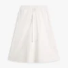 Gonna midi con ricami traforati