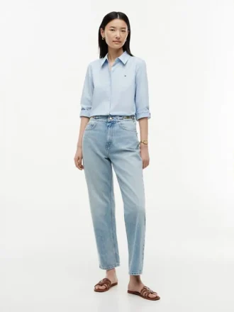 Jeans a vita alta affusolati