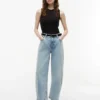 Jeans a vita alta elasticizzati Jeans a vita alta elasticizzati