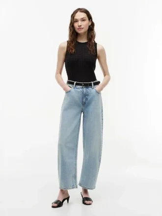 Jeans a vita alta elasticizzati