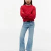 Jeans a zampa con tasche applicate per bambini Jeans a zampa con tasche applicate per bambini
