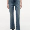 Jeans bootcut elasticizzati a vita media Jeans bootcut elasticizzati a vita media