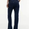 Jeans bootcut elasticizzati a vita media Jeans bootcut elasticizzati a vita media