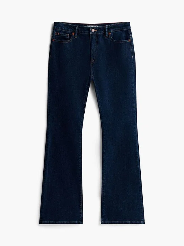 Jeans bootcut elasticizzati a vita media Jeans bootcut elasticizzati a vita media