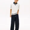 Jeans da bambino larghi stile carpentiere Jeans da bambino larghi stile carpentiere