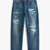 Jeans dal taglio ampio e dall’effetto consumato Jeans dal taglio ampio e dall’effetto consumato