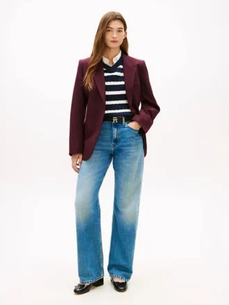Jeans dritti a vita media