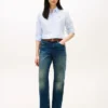 Jeans dritti a vita media Jeans dritti a vita media