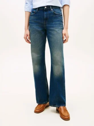 Jeans dritti a vita media Jeans dritti a vita media