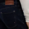 Jeans dritti con lavaggio indaco Jeans dritti con lavaggio indaco