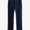 Jeans dritti con lavaggio indaco Jeans dritti con lavaggio indaco