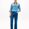 Jeans dritti dal taglio morbido