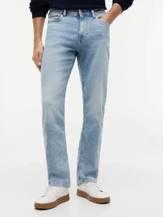 Jeans dritti elasticizzati