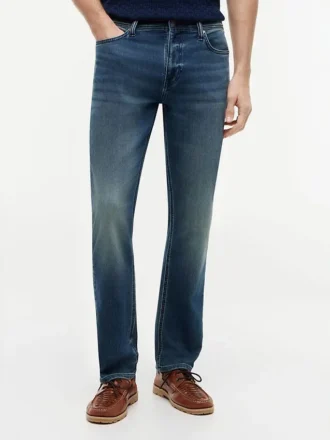 Jeans dritti elasticizzati