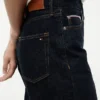Jeans dritti larghi a vita media in denim selvedge Jeans dritti larghi a vita media in denim selvedge