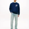 Jeans dritti regular con effetto consumato Jeans dritti regular con effetto consumato