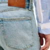 Jeans dritti regular con effetto consumato Jeans dritti regular con effetto consumato