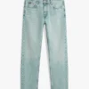 Jeans dritti regular con effetto consumato Jeans dritti regular con effetto consumato