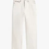 Jeans dritti tinti in capo
