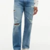Jeans larghi effetto consumato Jeans larghi effetto consumato