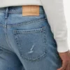 Jeans larghi effetto consumato Jeans larghi effetto consumato