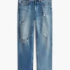 Jeans larghi effetto consumato Jeans larghi effetto consumato