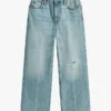 Jeans moderni a vita alta e gamba larga Jeans moderni a vita alta e gamba larga